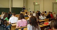 Vorlesung in Hörsaal B (Melanchthonianum)