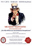 WE WANT YOUR DATA!