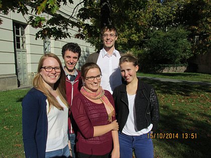Von links nach rechts: Theresa Schleimer, Philipp Tambl, Alina Lffel, Clemens Dahlke, Svenja Auerswald