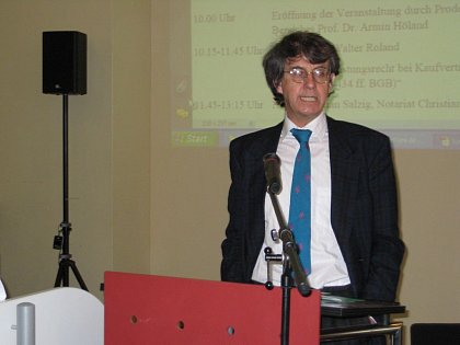 Sitzungsleitung Prof. Dr. Höland