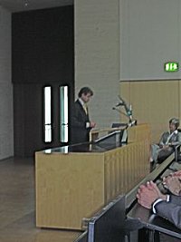 Begrüßung durch Prodekan Prof. Dr. Armin Höland