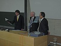 Verlesung der Urkunde durch Prof. Dr. Armin Höland