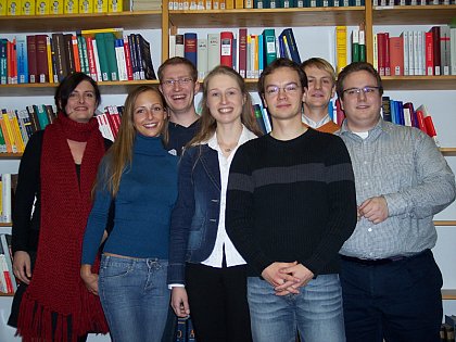Gruppenbild der Lehrstuhlmitarbeiter (Innen) 2004