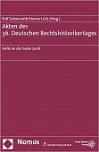 Akten des 36. Deutschen Rechtshistorikertages