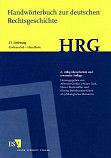 Handwörterbuch zur deutschen Rechtsgeschichte