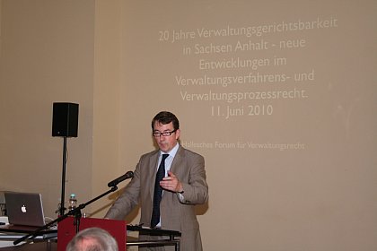 Eröffnung der Tagung durch Prof. Dr. Winfried Kluth