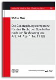 Hallesche Schriften zum Öffentlichen Recht Bd. 19