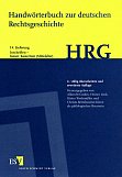 Handwörterbuch zur deutschen Rechtsgeschichte