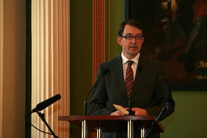 Begrüssung durch den geschäftsführenden Direktor der IWE GK Prof. Dr. Winfried Kluth
