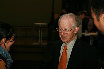 Pausengespräch mit Professor Williamson