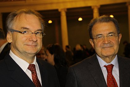 Dr. Haseloff und Prof. Prodi. 