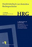 Handwörterbuch zur deutschen Rechtsgeschichte