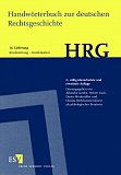 Handwörterbuch zur deutschen Rechtsgeschichte