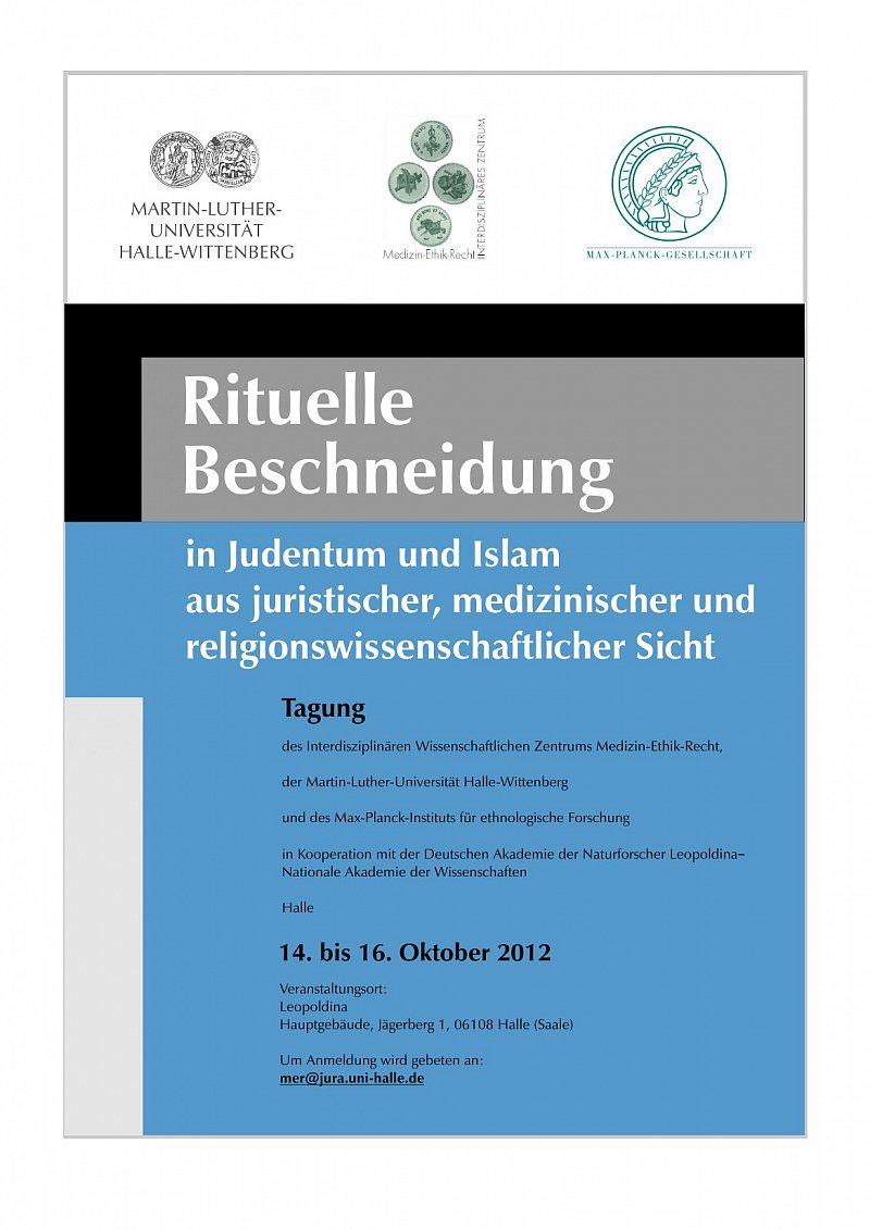Tagung "Rituelle Beschneidung" Tagung "Rituelle Beschneidung"