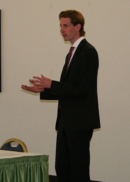 Ass. iur. Florian Feilcke stellte seine Überlegungen zur Rolle des Corporate Governance des DGRV für die Genossenschaften vor.