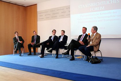 Podiumsdiskussion, Redebeitrag von RiBverwG Dr. Kurt Graulich.
