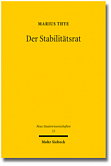 Marius Thye
Der Stabilitätsrat
Verlag Mohr Siebeck 2014
