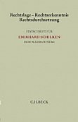 Rechtslage, Rechtserkenntnis, Rechtsdurchsetzung. Festschrift für Eberhard Schilken zum 70. Geburtstag, hrsg. von C. Meller-Hannich, H.F. Gaul, L. Haertlein und E. Becker-Eberhard, München 2015, mit einem Beitrag von C. Meller-Hannich mit dem Thema "Streitgegenstand und Vollstreckung bei der Unterlassungsklage“