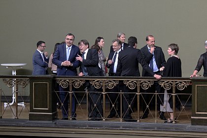 …lud zu anregenden Gesprächen ein