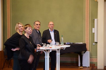 Christina Meyn und Stefan Soost hatten unter Leitung von Prof. Dr. Kerstin Feldhoff und Dr. Ulrich Faber zu aktuellen Fragen des Arbeitsschutzes referiert