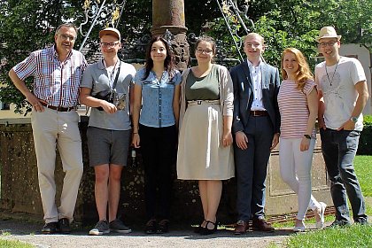 Gruppenfoto der Teilnehmenden des Drei-Länder-Seminars 2018 aus Halle (Foto: Merve Yolaçan) 