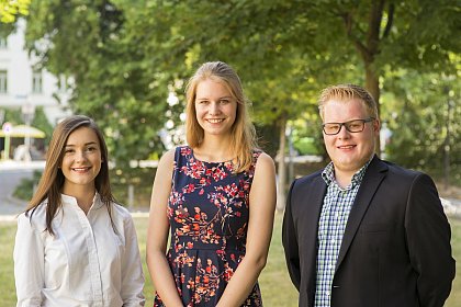 Michelle Kluge, Victoria Tschepe, Christoph Schmeichel