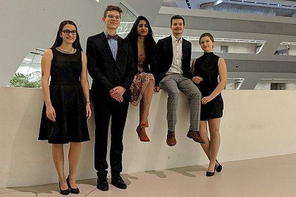 Gewinner der europäischen Regionalrunde eines Moot Courts