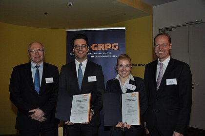 Dr. Carina Dorneck, M.mel. erhlt den Wissenschaftspreis im Gesundheitswesen der GRPG