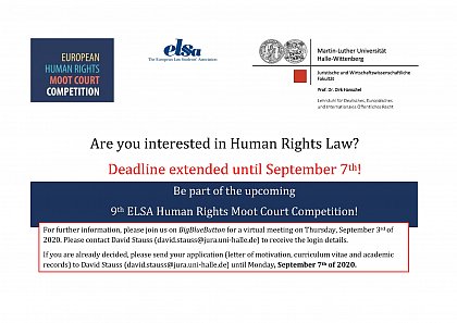 9th ELSA Human Rights Moot Court Competition