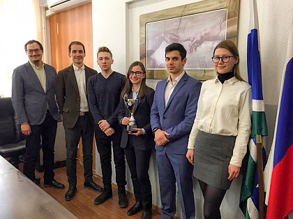Students of the MLU-USLU Double Degree Program on the AIFC Moot Court Competition