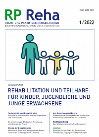 RP Reha Heft 1/2022