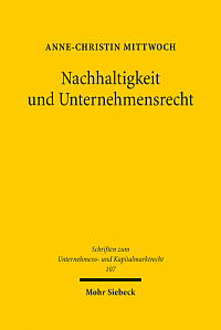 Nachhaltigkeit und Unternehmensrecht