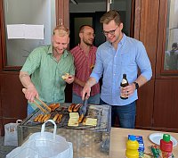 Abschließendes Grillen