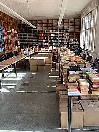 Bibliothek im April 2022
(Foto: Anne Lser) 