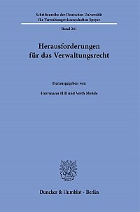 Herausforderungen für das Verwaltungsrecht