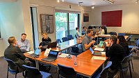 Seminargruppe während des Workshops