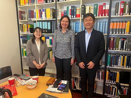 v. l. n. r. Prof. Kei Ogawa, Prof. Caroline Meller-Hannich, Prof. Nurikazu Ashino