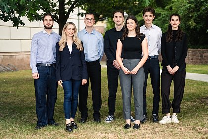 Matteo Krug, Anna Schnipper, Leander Matura, Johann Strau�, Hannah Stange, Konstantin Behrends, Anna Loertzer (v.l.n.r.)